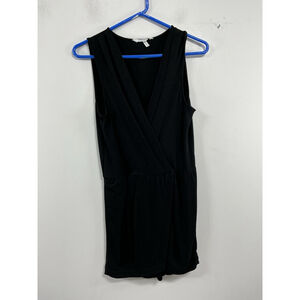 Womans Excellent Condition BCBG Sleeveless Romper Small Black